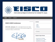 Tablet Screenshot of eisco2005.org